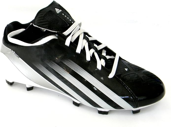 Amazon.com | adidas New Adizero 5 Star Mid Mens 9 Football Molded Cleats Black/White/Yellow | Shoes