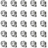 ZIPCCI Hose Clamp, 25 Pack Stainless Steel Worm Gear fuel line hose clamps, 6-12mm (1/4-1/2 inch)