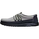 HEYDUDE Men's Wally Guard Slip-On Loafers | Water Repellent Casual Shoes for Men | Easy-On Travel Ready Footwear