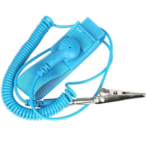 Anti Static ESD Cable Kit, incl UK Grounding Plug, Wrist Strap and