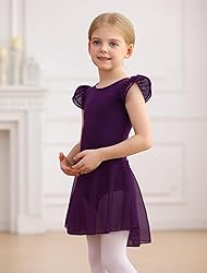 MdnMd Girls Dance Ballet Leotards Dresses for