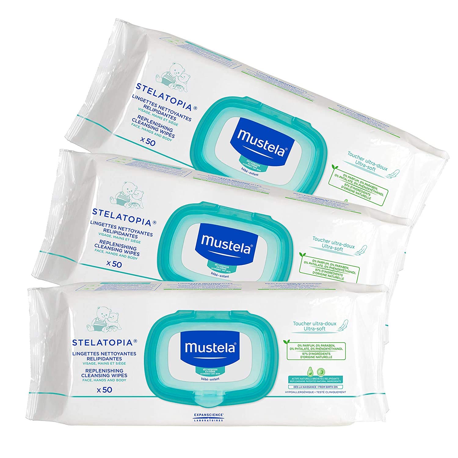 mustela stelatopia wipes