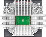 FOCO Official Manchester United Old Trafford 3D BRXLZ Stadium Set 1,526 pcs view 5
