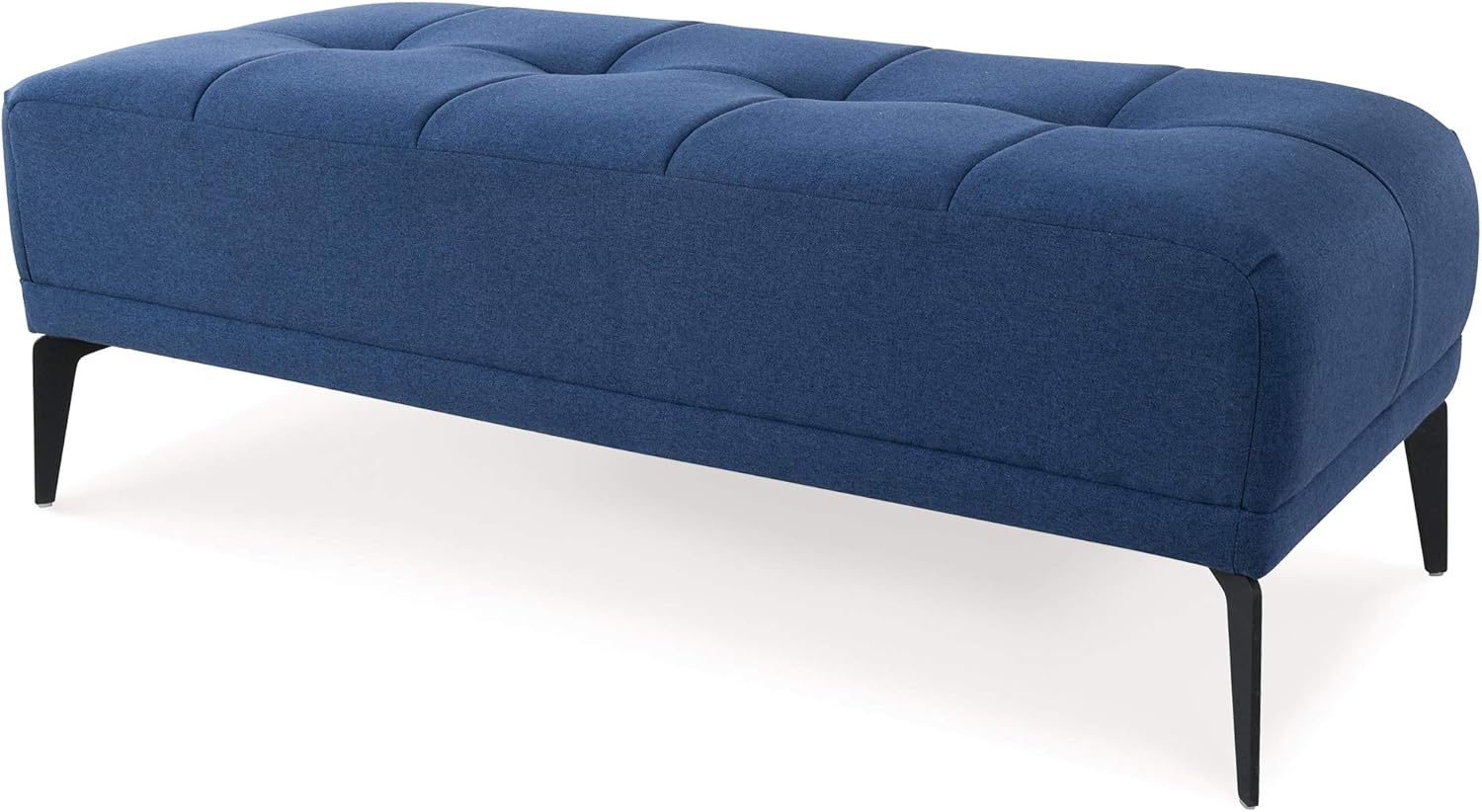 Jennifer Taylor Home Bexley Entryway Bench, Dark Sapphire Blue