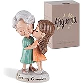 Afigurna Grandma Birthday Gifts: I Love You Grandma Figurine Gift from Granddaughter - Grandmother Gifts for Mothers' Day - Meaningful Gift for Grandma Nana Gigi Christmas