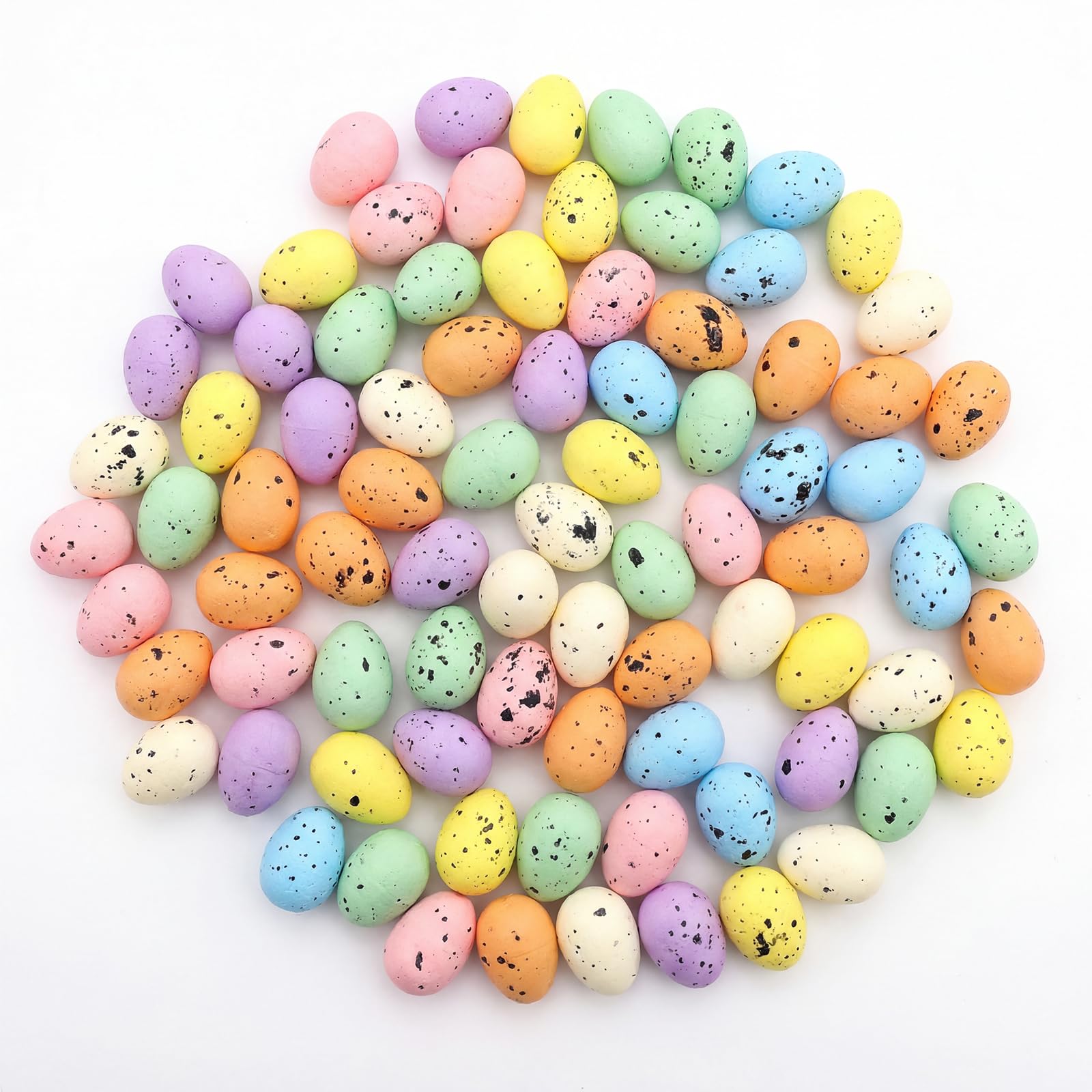 Photo 1 of 100 Pcs Mini Easter Eggs, Decorative Easter Eggs, Speckled Easter Eggs, Spring Party Favors & Decorative Easter Eggs for Home Decor