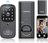Video Smart Lock with Doorbell, 6 in 1 Keyless