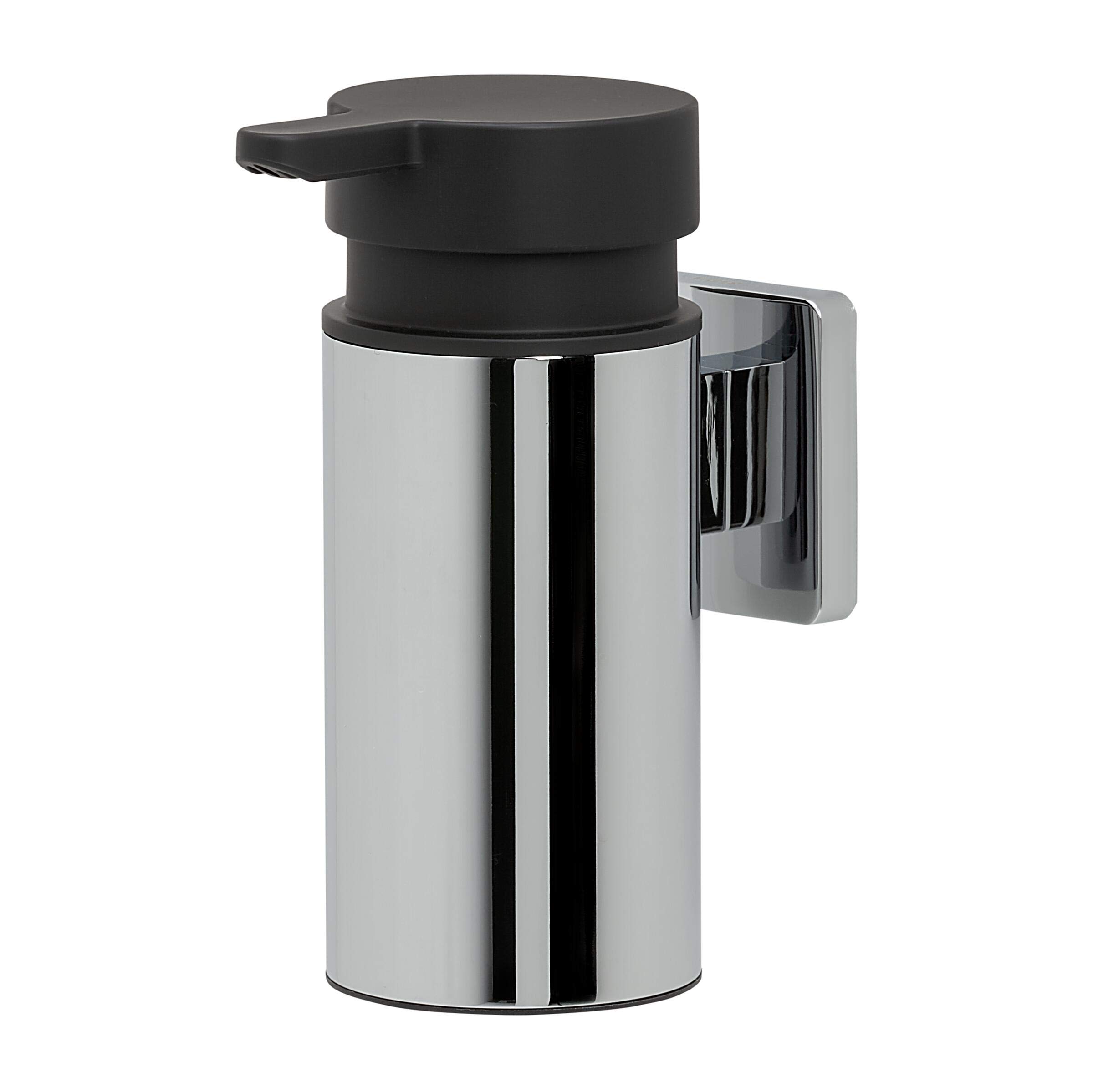 Tiger Dock Soap Dispenser, Stainless Steel, Chrome, 5.5 x 12.9 x 10.1 cm