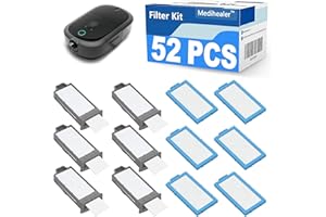 52PCS CPAP Filters for Dreamstation 2, Replacement Filters Compatible with Dreamstation 2: Includes 6 Preassembled Filters+ 2