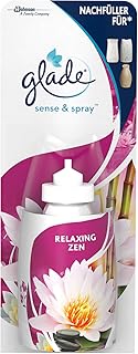 Glade (Brise) Sense &amp; Spray Nachfüller (für Glade Lufterfrischer Gerät), Relaxing Zen Duft 1er Pack (1 x 18 ml)