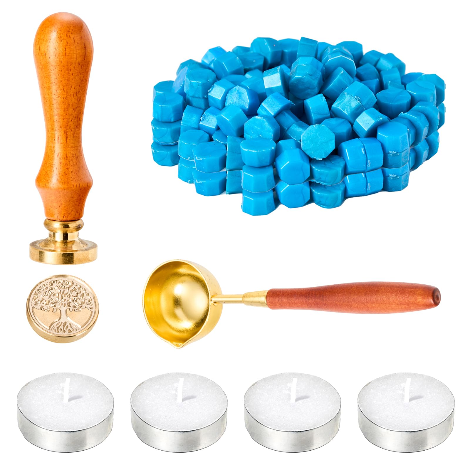 Wax Seal Stamp kit,Wax Stamp Seal kit,Wax Stamp kit,200pcs Sealing Wax Beads,Wax Seal kit,Wax Seal Set,Wax Sealing kit,Wax Seal Beads,Wax Seal Stamps,Wax Beads for Stamp Seals,lifetree Stamp