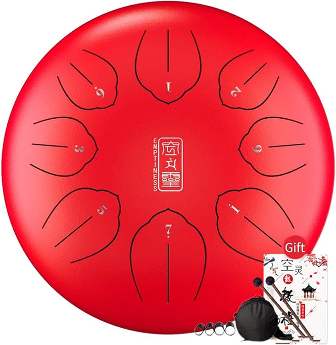 Steel Tongue Drum， 8 Notes 6 Inches，Meditation C Key 8 Tone