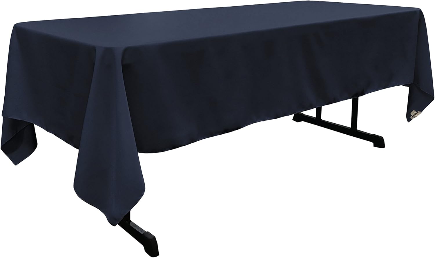 LA Linen Polyester Poplin Rectangular Tablecloth, 60 x 84, Orange: Home & Kitchen