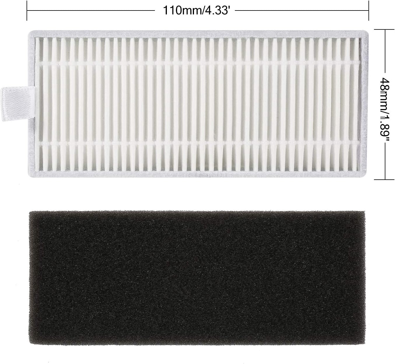 isinlive Replacement Parts Compatible eufy RoboVac 11S RoboVac 30 RoboVac 30C RoboVac 15C RoboVac 12 RoboVac 35C RoboVac 15T Accessory, 19 Pack (10 Filters + 8 Side Brushes + 1 Rolling Brush): Home & Kitchen