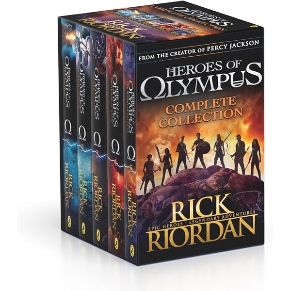 Amazon.com: The Heroes of Olympus Hardcover Boxed Set of 5