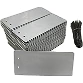 Impress-O-Tag Jumbo Double Sided Write On Metal Foil Tags (Pack of 100)