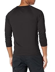 Kanu Surf Men's Long-Sleeve Rashguard, Black, Large