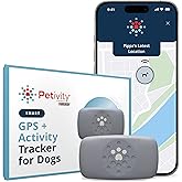 Petivity Smart GPS and Activity Pet Tracker for Dogs Powered by Purina, Waterproof Real Time Tracking GPS Dog Collar, Downloadable App, Subscription Required