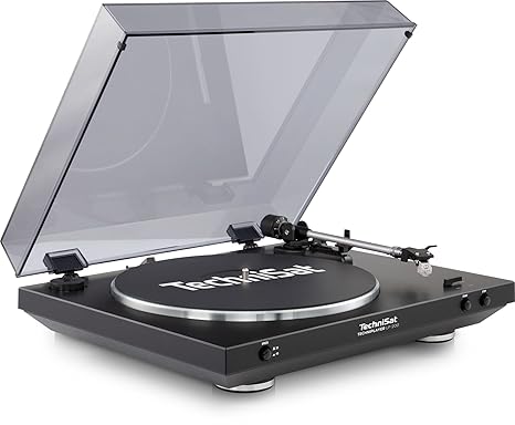 TechniSat TECHNIPLAYER LP 200 - Vollautomatik-Plattenspieler mit USB-Ausgang und Digitalisierungsfunktion (Drehzahl: 33/45 U/