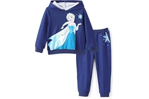 Disney Princess Toddler Girl Outfit Long Sleeve Hoodies and Pant Clothing Sets Fall Casual Pullover Tracksuit