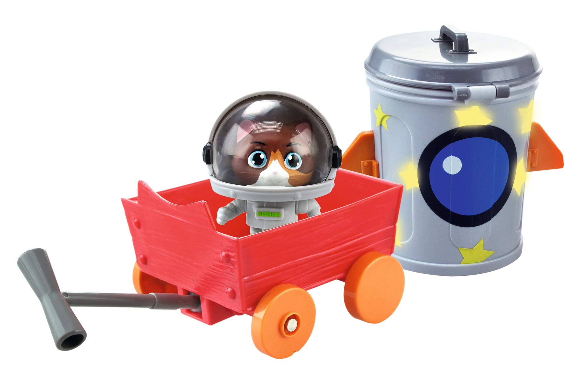44 Cats Toy Figure Cosmo with Space Capsule, Figure from the 44 Cats Series, for Children from 3 Years