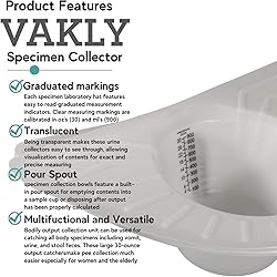 Graduated Specimen Collector Pans [Pack of
