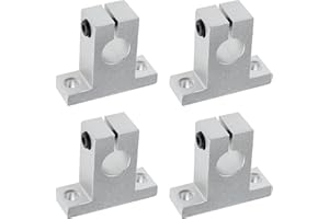 SING F LTD 4pcs SK12 Linear Shaft Support Bracket Mount 12mm CNC Linear Motion Ball Slide Units Rail Support Guide Shaft Bearing for 3D Printer Multi-axis Machine