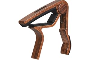 LALAOKS Capo Guitar Capo with Pick Holder for Acoustic and Electric Guitar, Ukelele, Bass, Banjo Rosewood