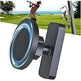 LFNOWN Golf Cart Phone Holder，Upgraded Magnetic Golf Cart Phone Mount，Phone Caddy for Golf Cart Compatible iPhone & Android,Golf Cart Accessories Gifts for Men Women Golfers(Black)