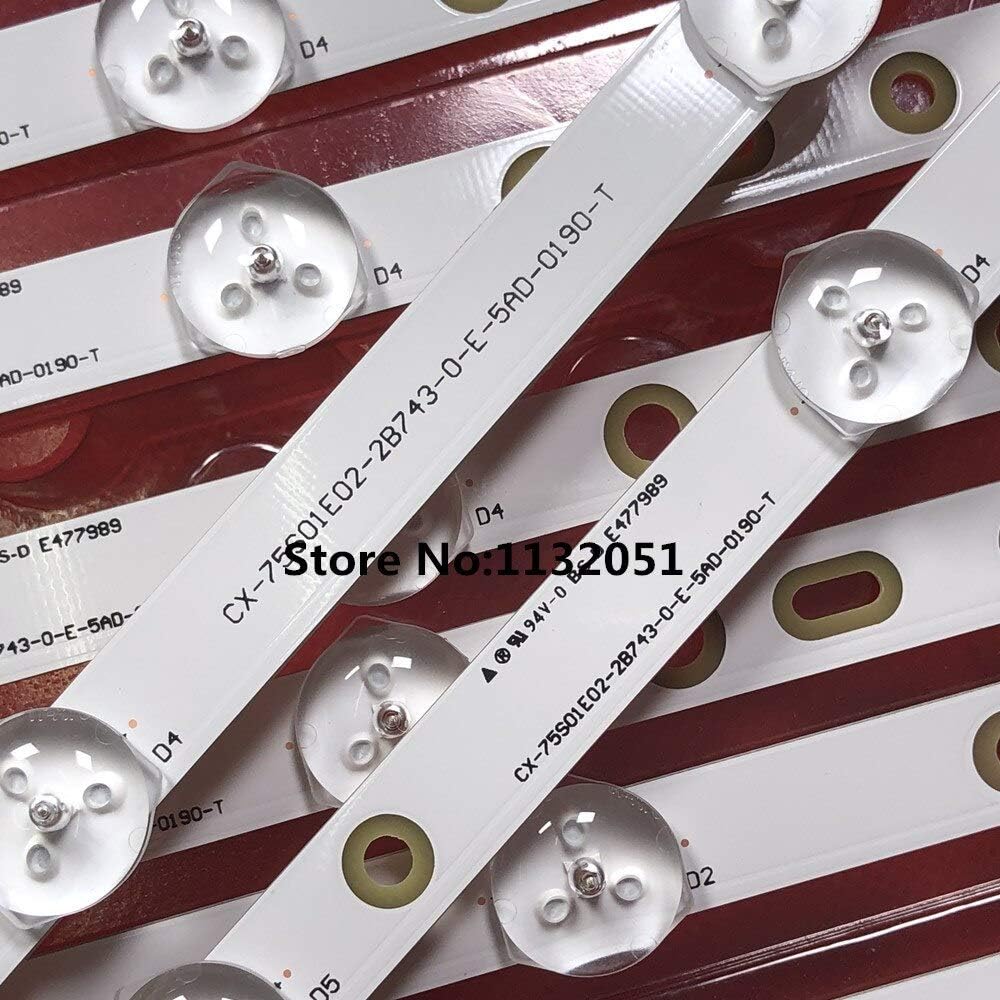 FENGYI 1SET=28PCS For So ny 75" KDL-75W850C LED Backlight strip 750TV07 V1 CX-75S01E02-2B753-0-E-59K-4638-T 5+8led