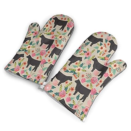 Amazon Com Polobili Show Steer Cows Farm Barn Florals Design Heat