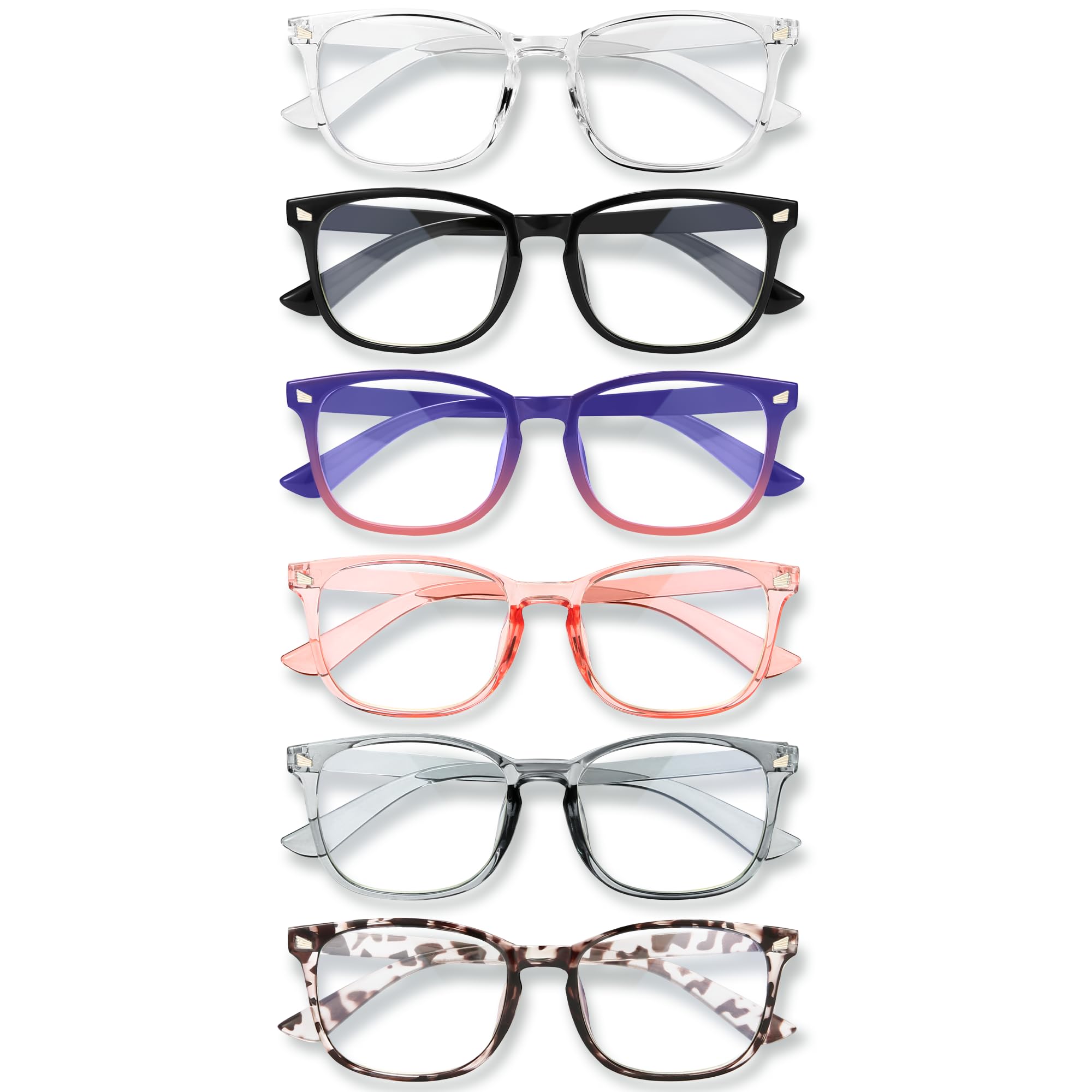 Photo 1 of MIGSIR Blue Light Blocking Glasses for Computer Gaming, Fashion Fake Helps Reduce Screen Fatigue Eyeglasses for Women Men