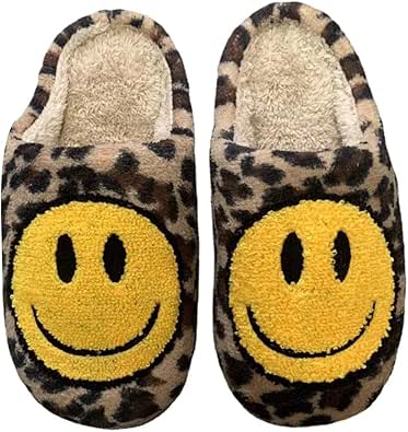smiley face slippers amazon