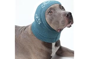 Nanaki Dog Hats Dog Calming Hoodie Dog Ear Covers Dog Head Cover Dog Ear Protector Hematomas Ear Wraps for Dogs No Shake Ear Wrap Dog Dog Ear Muffs Noise Protection, Fireworks, Grooming, Thunderstorm