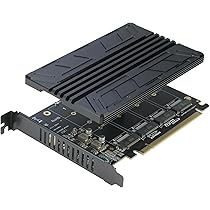 Amazon.com: Quad NVMe PCIe Adapter, RIITOP 4-Port NVMe to PCI-e