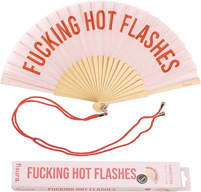 Fisura Original Folding Fan with Hanger Colourful Wood Gift