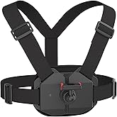NEOSOU Osmo Action Chest Strap Mount for DJI Osmo 360 2 Action 5 Pro 4 3, Cross Body Harness Chesty with Magnetic Quick Release for DJI Bike Motorcycle Cycling Hiking Accessories
