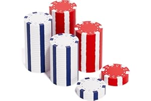 TENETMAN Poker Chip Set,Professional Grade Casino Style,11.5 Gram Casino Grade Chips for Texas Hold’em, Blackjack, and All Card Games