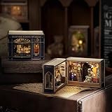 CUTEROOM DIY Book Nook Kit with LED Lights 1:100 Scale Miniature view 3
