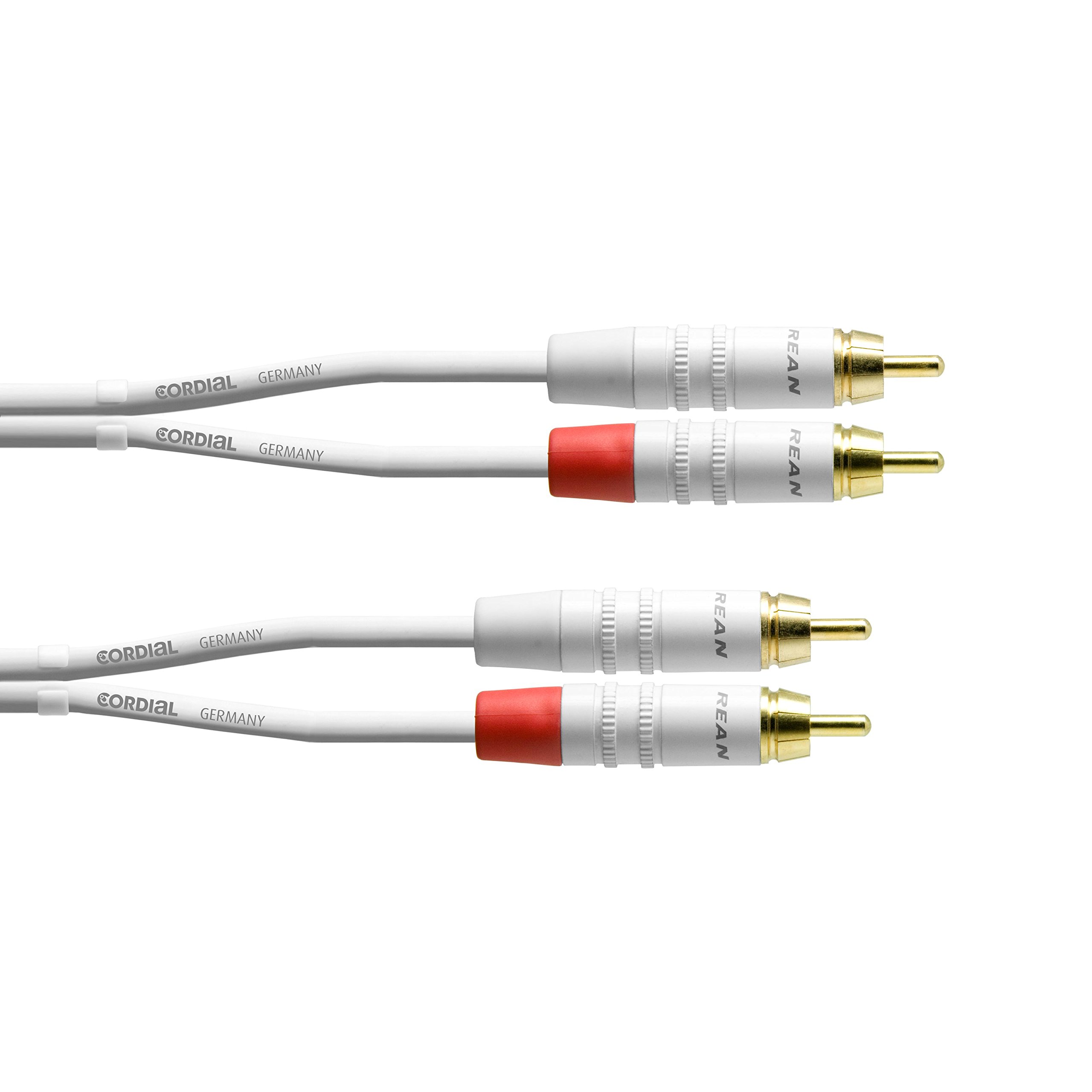 Cordial CFU 3 CC-SNOW RCA/Cinch Cable SNOW 3 m Rean