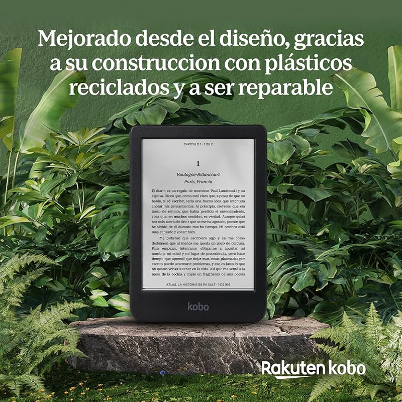 E-book rakuten n365-ku-bk-k-ep preto 16 gb