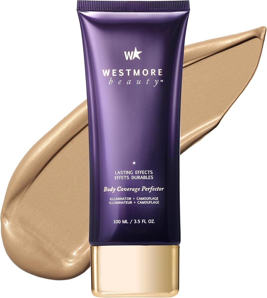 Westmore Beauty Body Coverage Perfector - 2N Natural Radiance - 3.5 fl oz | Waterproof leg & body makeup, bronzer for women,