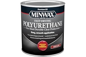 Minwax 63000 Fast Drying Polyurethane Clear Gloss, Quart