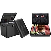 DocSafe Storage Ottoman+Battery Organizer Storage Box
