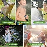 HGLCM 50ft Expandable Garden Hose with 8-Function Spray Gun Green view 7