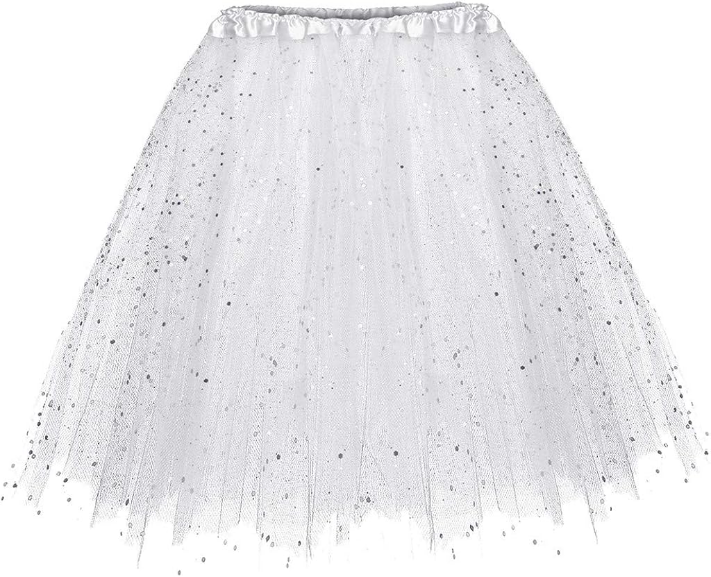 Frog Fun Women's Classic Elastic 3 Layered Tulle Tutu Skirt,Factory Direct Sale