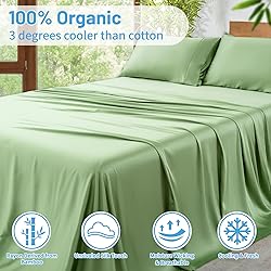 MEISHANG Extra Deep Pocket King Sheets Set Rayon