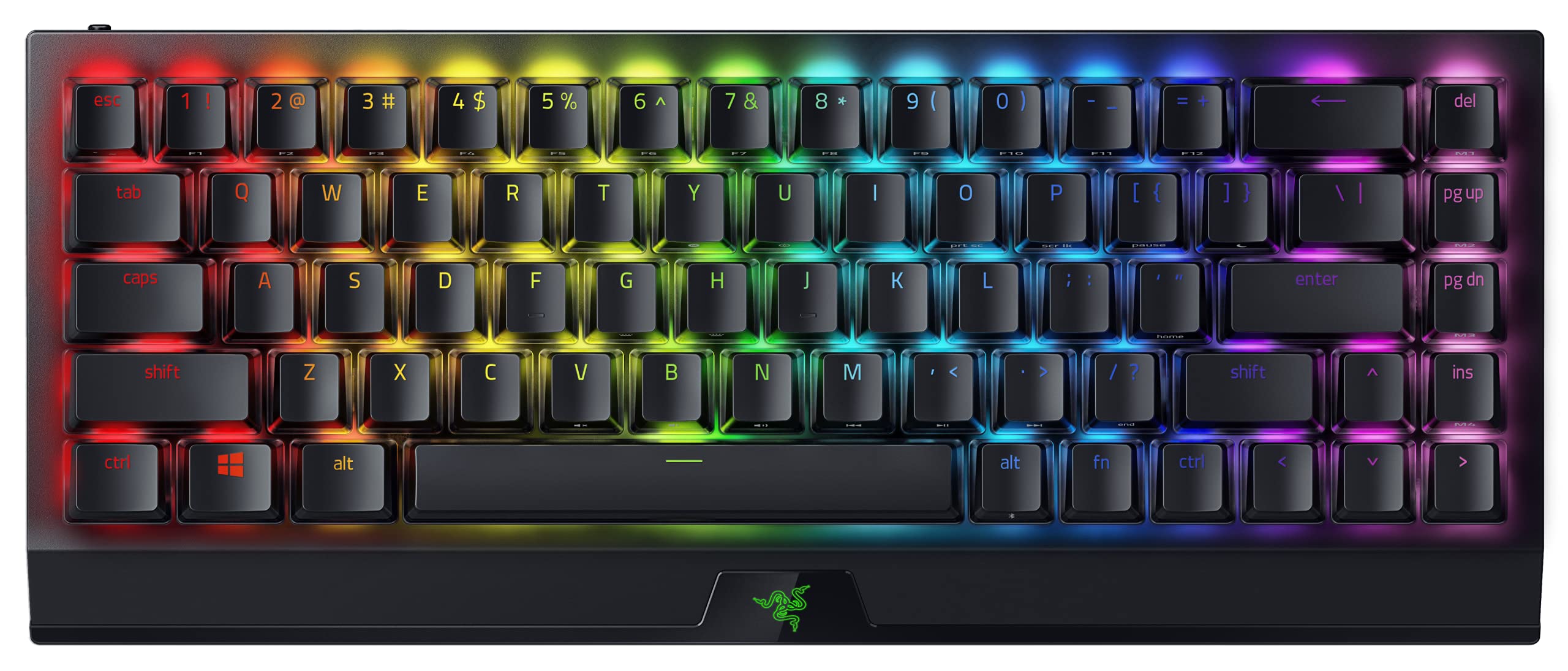 Razer BlackWidow V3 Mini HyperSpeed Phantom Pudding Edition Green Switch ゲーミン