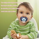 Esteopt 6pk Silicone Baby Dummy Adapter Pacifier Ring Holder Clip for Button view 4