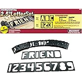 Milescraft 2201 2-1/2-Inch Horizontal Character Template Set for Milescraft Sign Making System